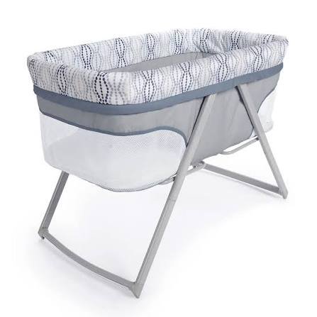 Foldaway Rocking Wood Bassinet - Fletcher
